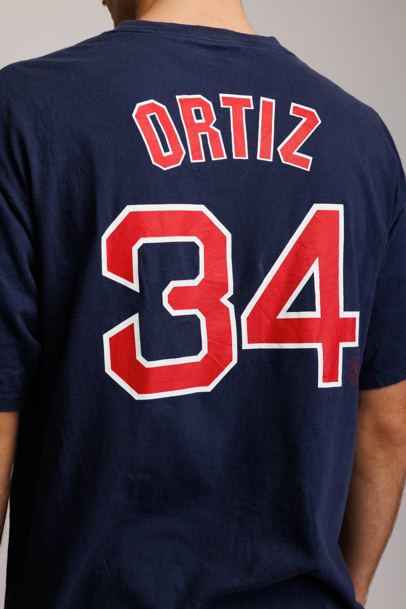 90's Oritiz Red Sox Tee L