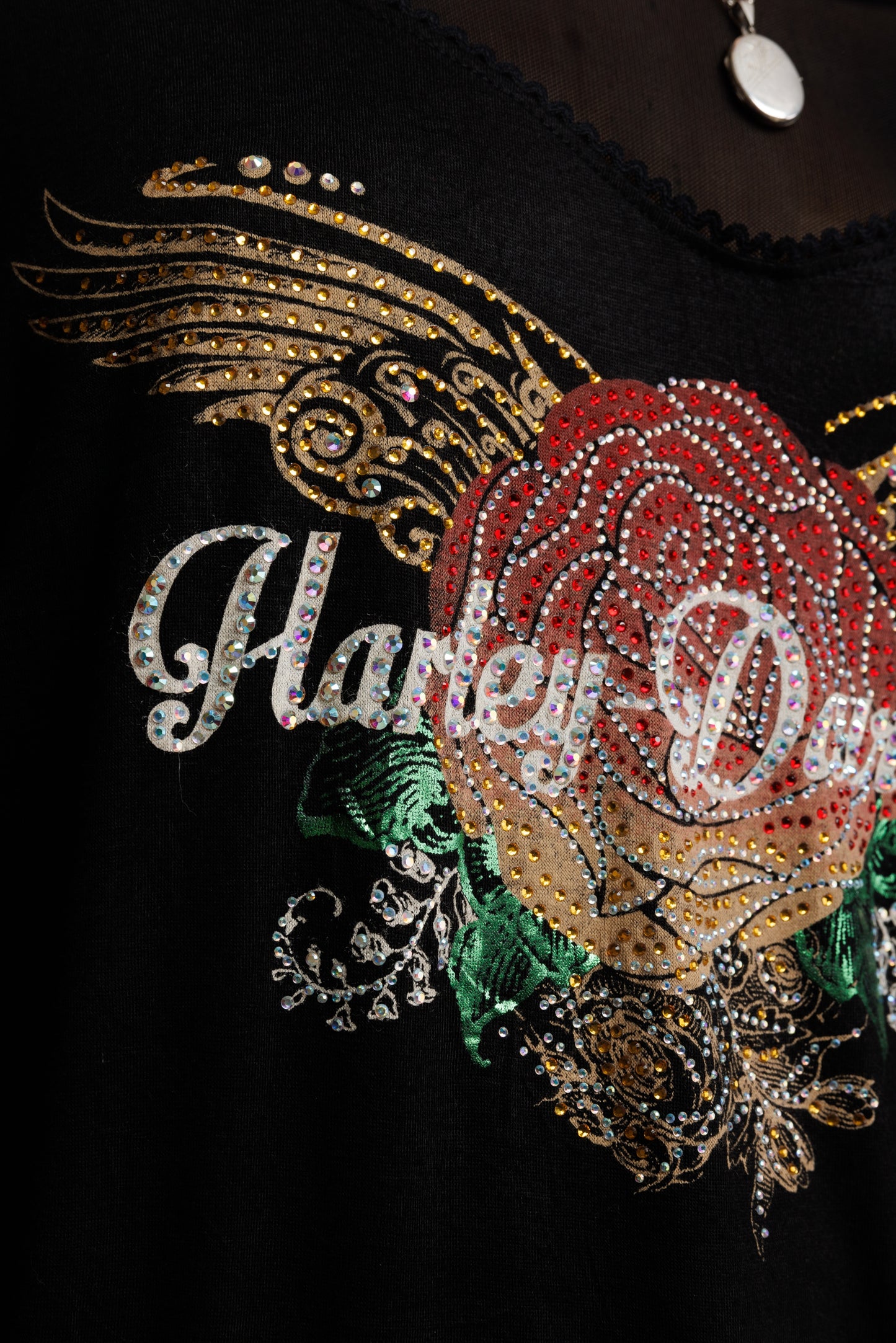 00's Harley Bejwelled Top 3XL