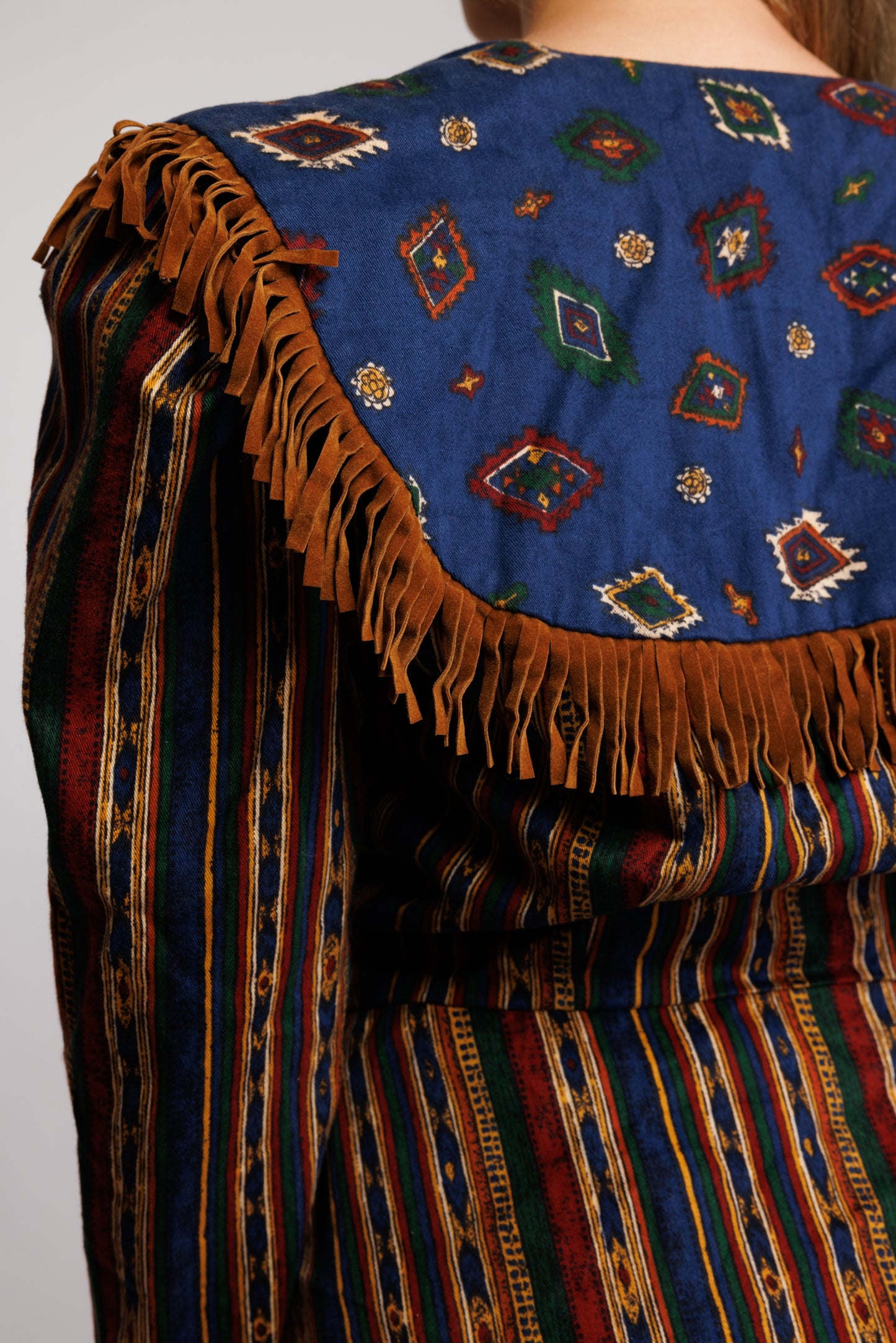 1970's Southwestern Fringed Jacket M