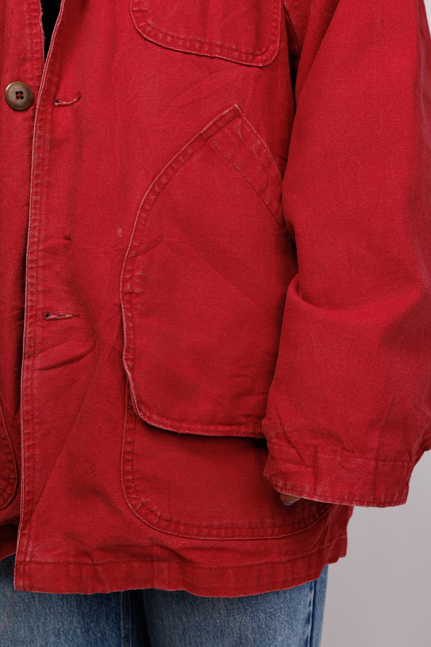 90's LL Bean Red Barn Jacket M/L