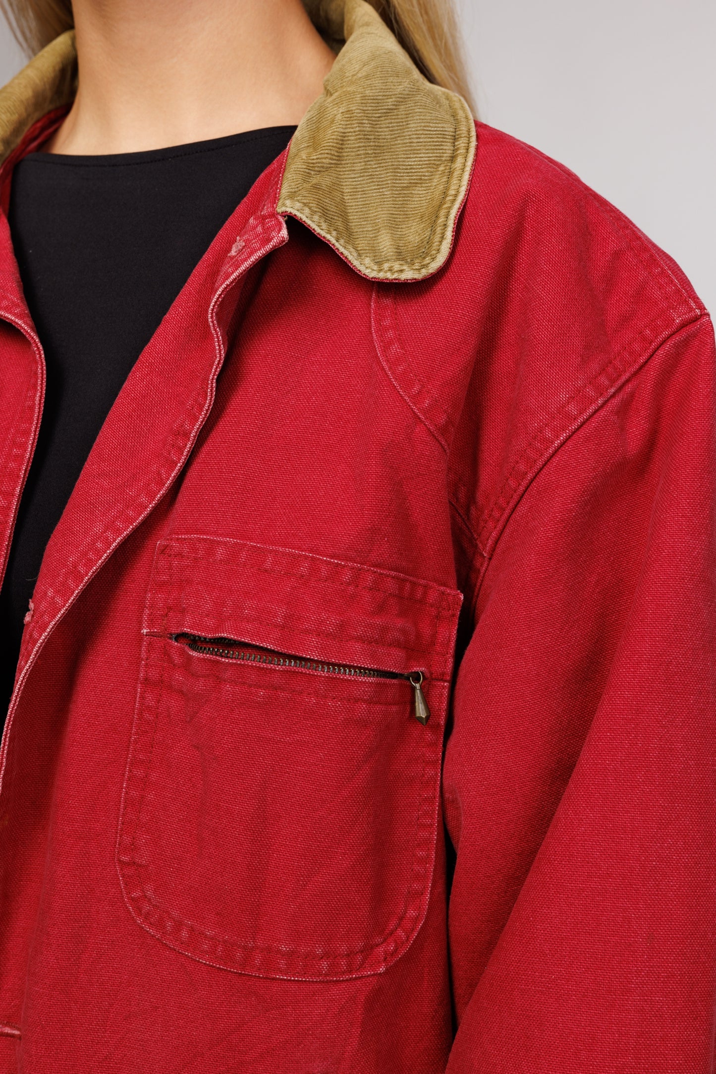 90's LL Bean Red Barn Jacket M/L