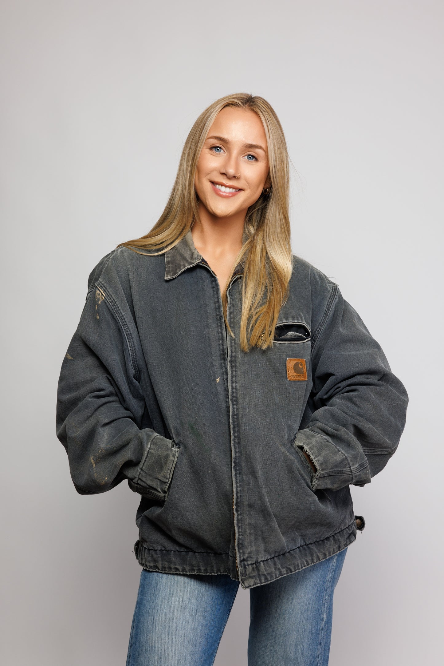 90's Made in USA Detroit Carhartt Jacket L