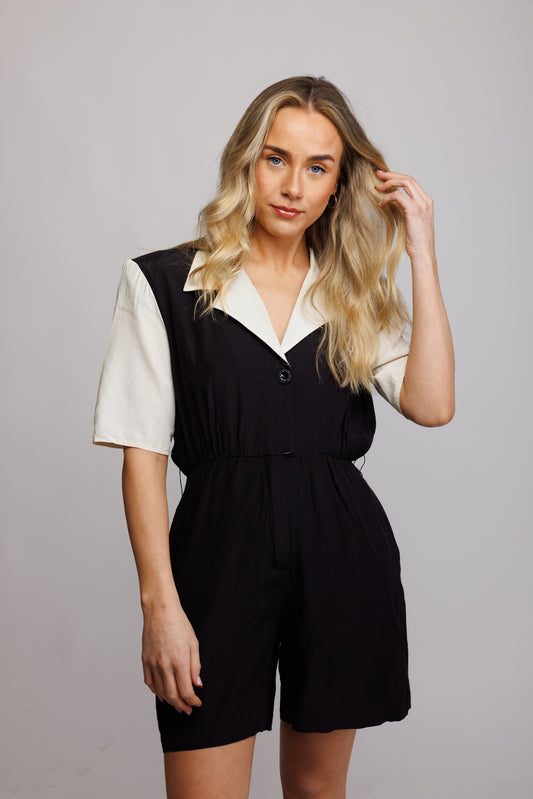 70's Collared Playsuit S/M