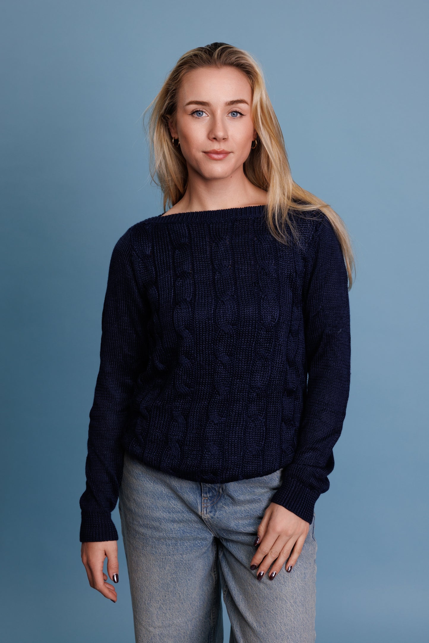 00’s Cable Knit Ralph Lauren Jumper S/M