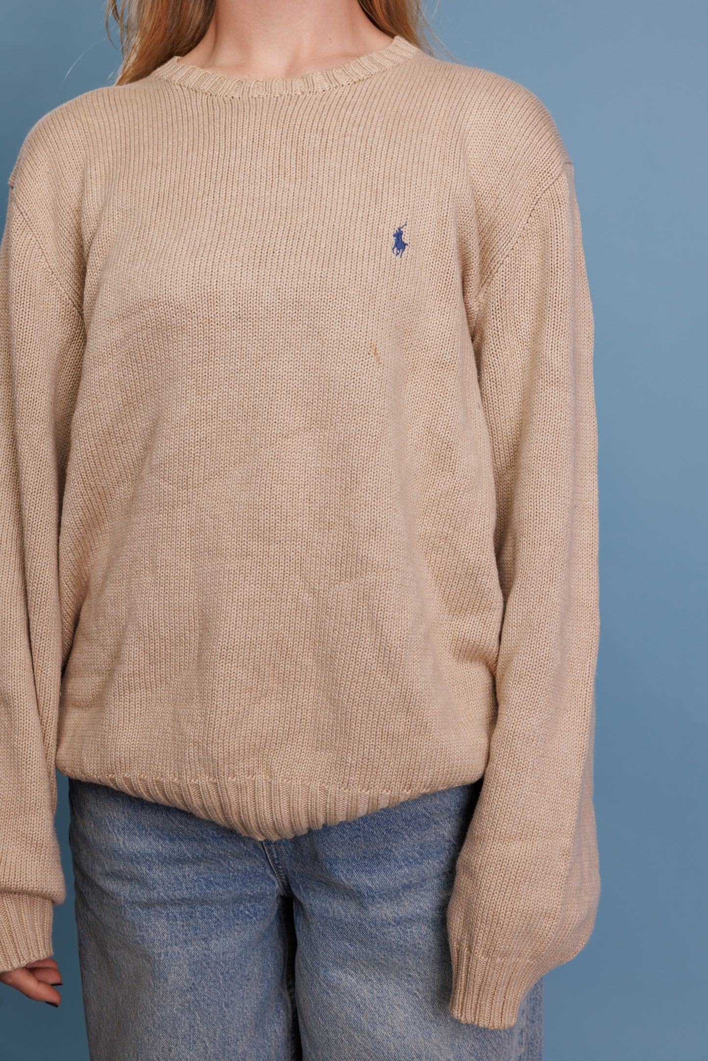 90’s Deadstock Ralph Lauren Cotton Knit Jumper L