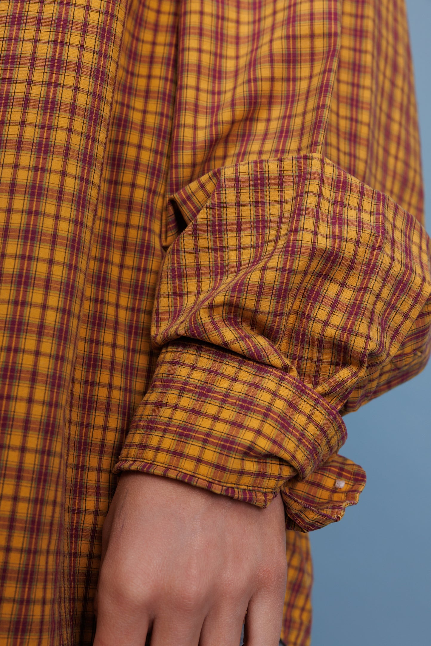 90’s autumnal Check Ralph Lauren Cotton Shirt L/XL