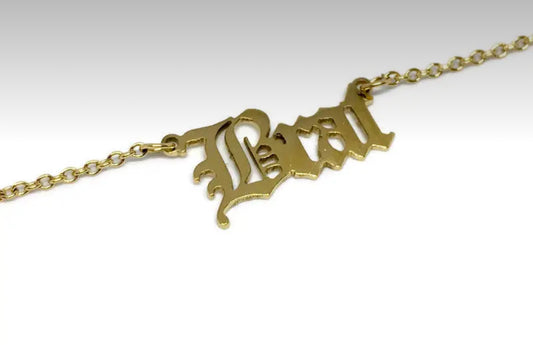 Brat Gold plated necklace