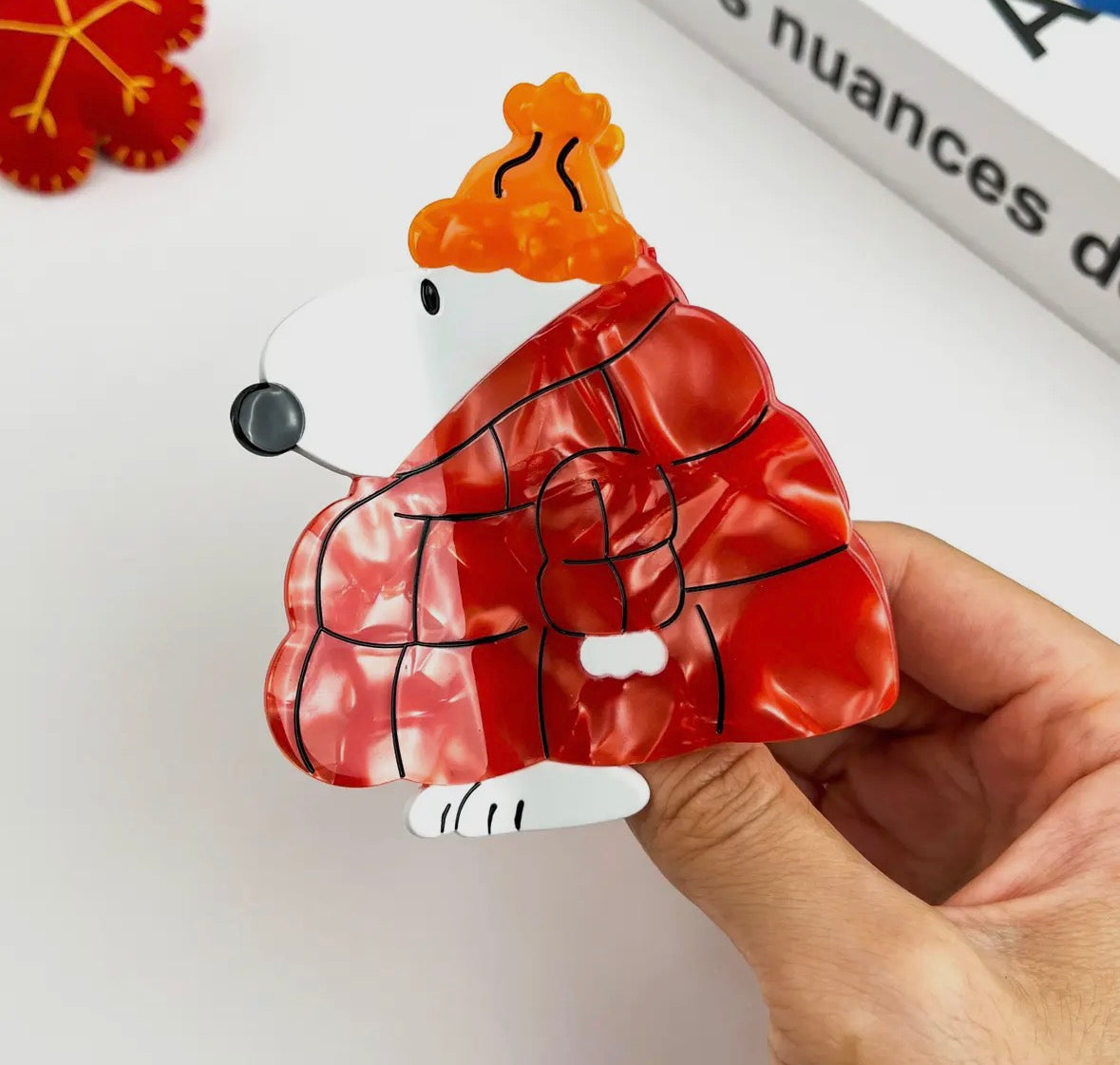 Snoopy Hair Claw Clip