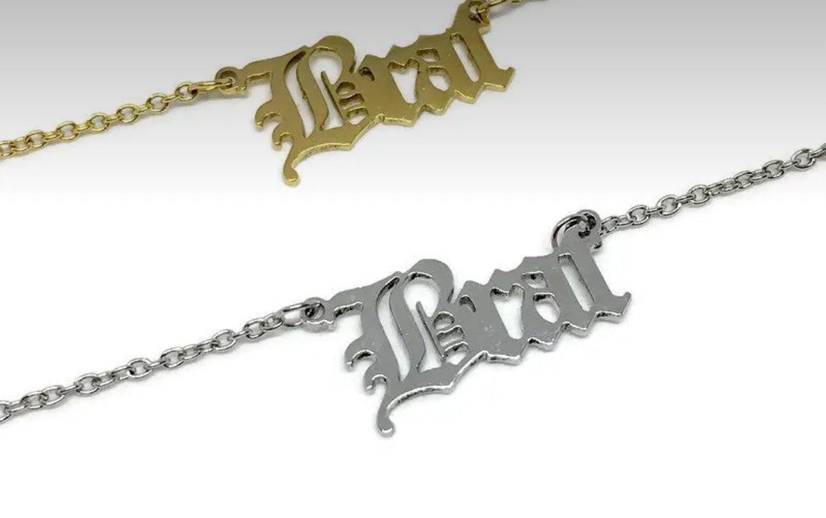 Brat Gold plated necklace