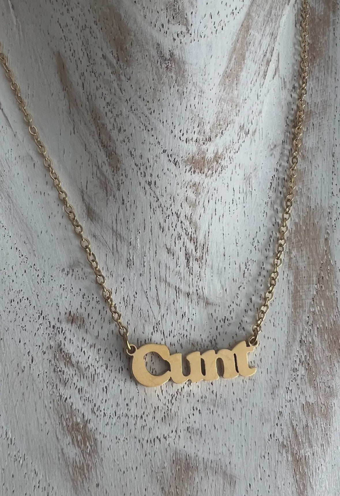 Aulala C*nt Necklace