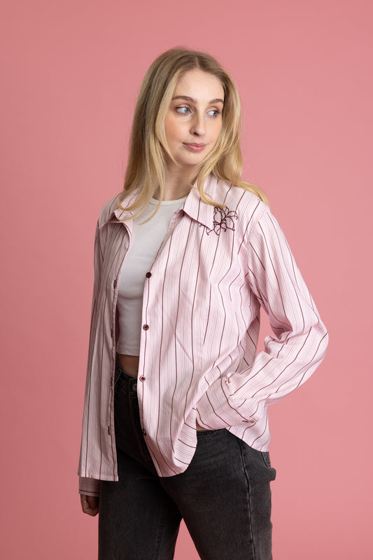 90's Striped Shirt S/M
