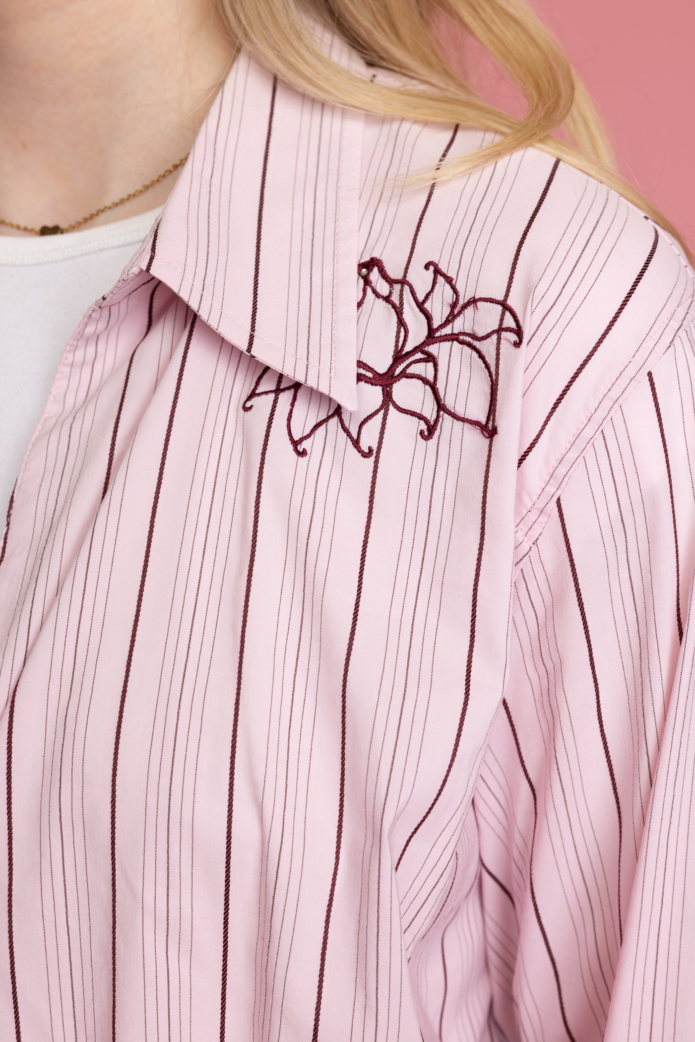 90's Striped Shirt S/M