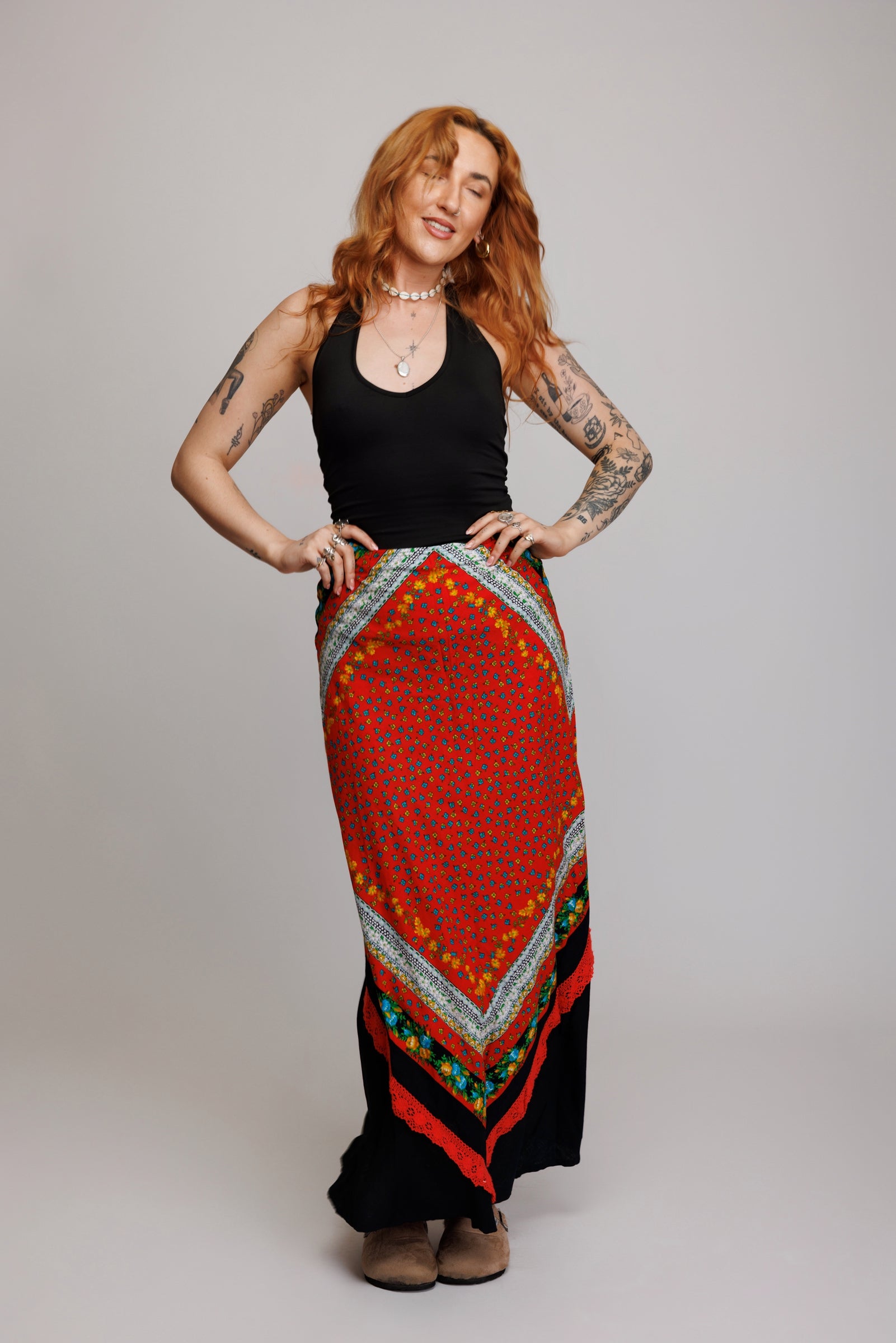 Silk prairie outlet skirt