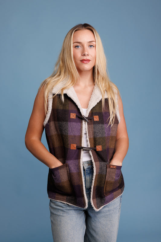 90’s Lee Check Lined Gilet S\M