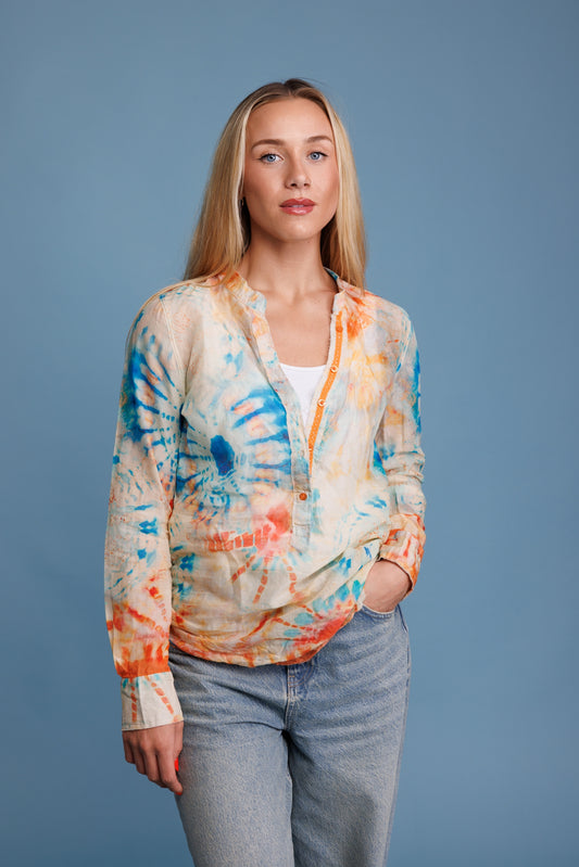 90’s Cotton Tie-Dye Top S