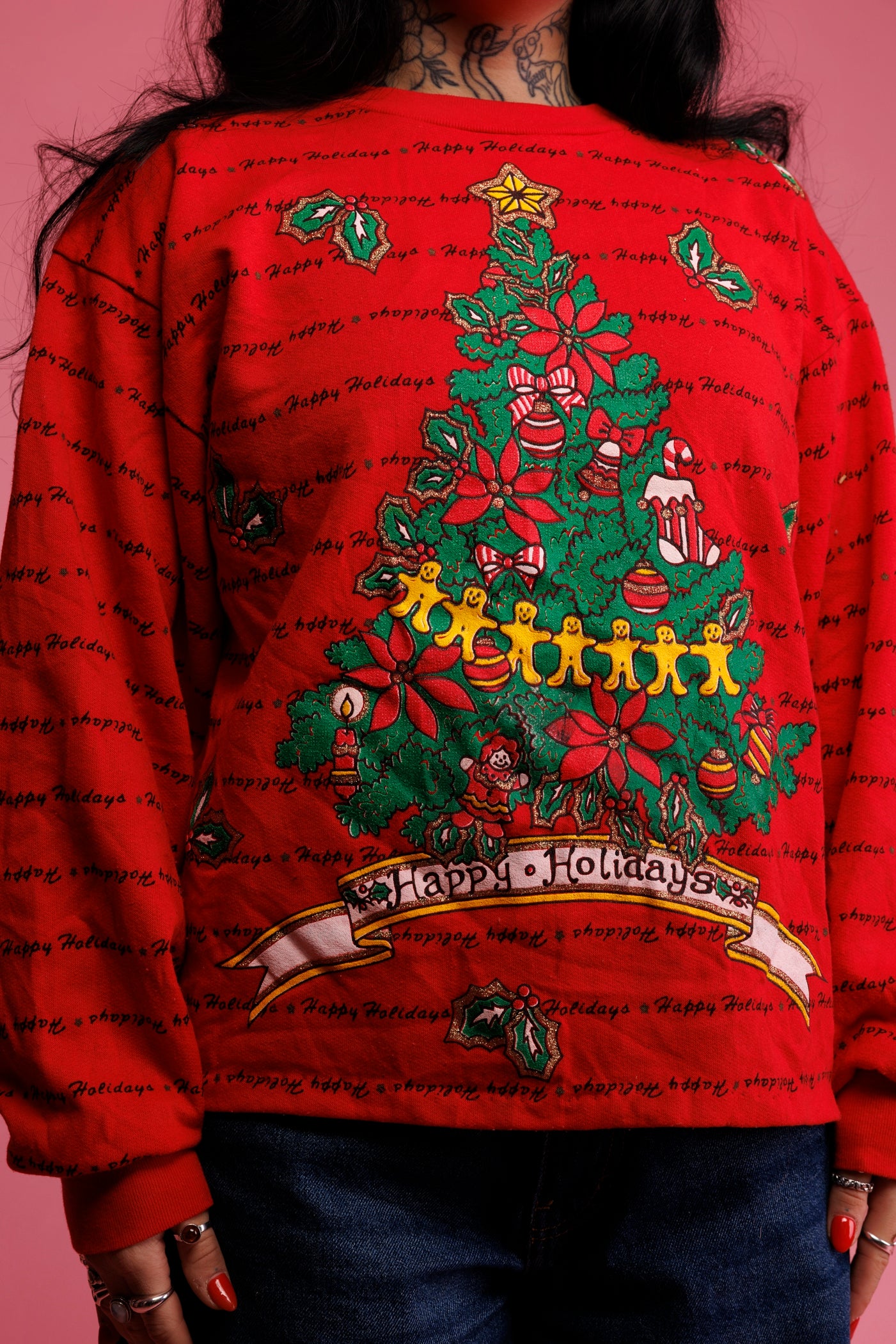 1970's Christmas Jumper M