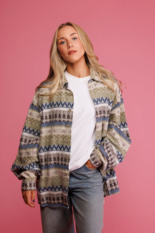 80's Supersoft Aztec Shirt L/XL