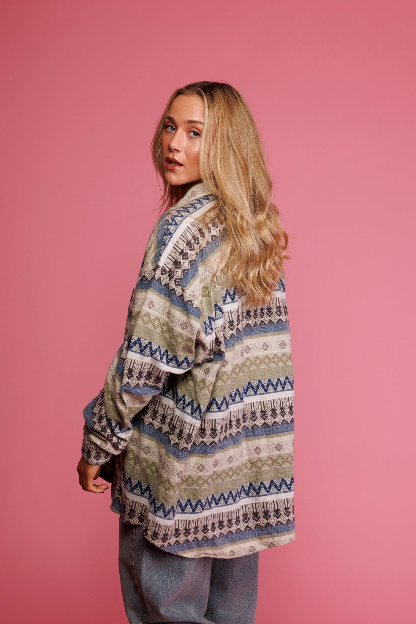 80's Supersoft Aztec Shirt L/XL