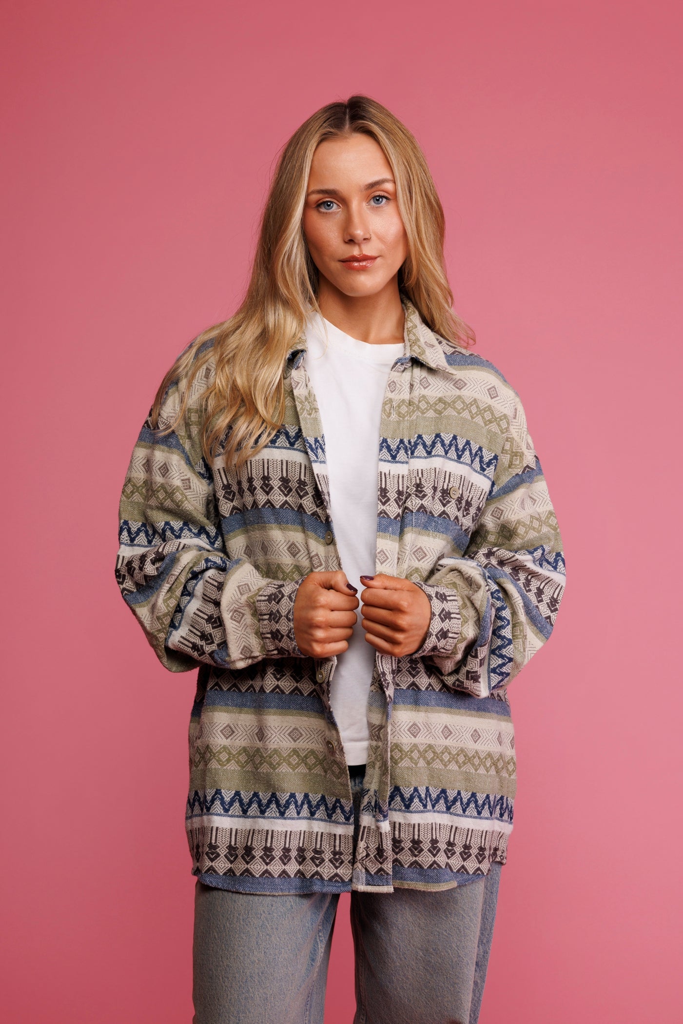 80's Supersoft Aztec Shirt L/XL