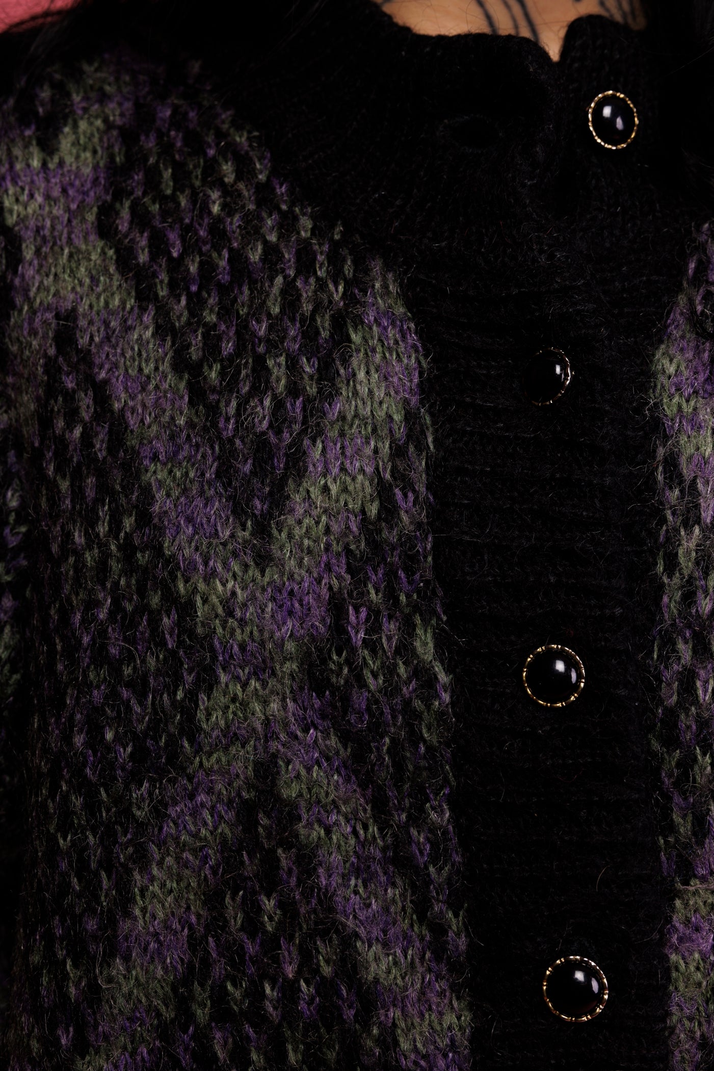 80's Hexagonal Cardi M