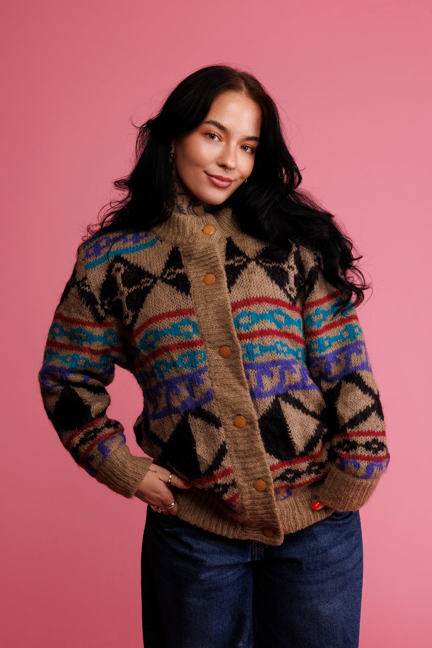 80's Navajo Cardi S/M