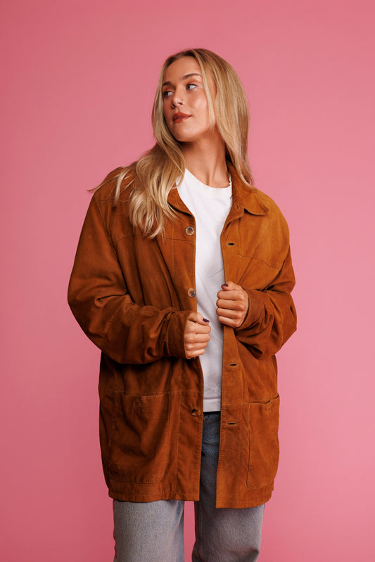 70's Suede Shacket L/XL