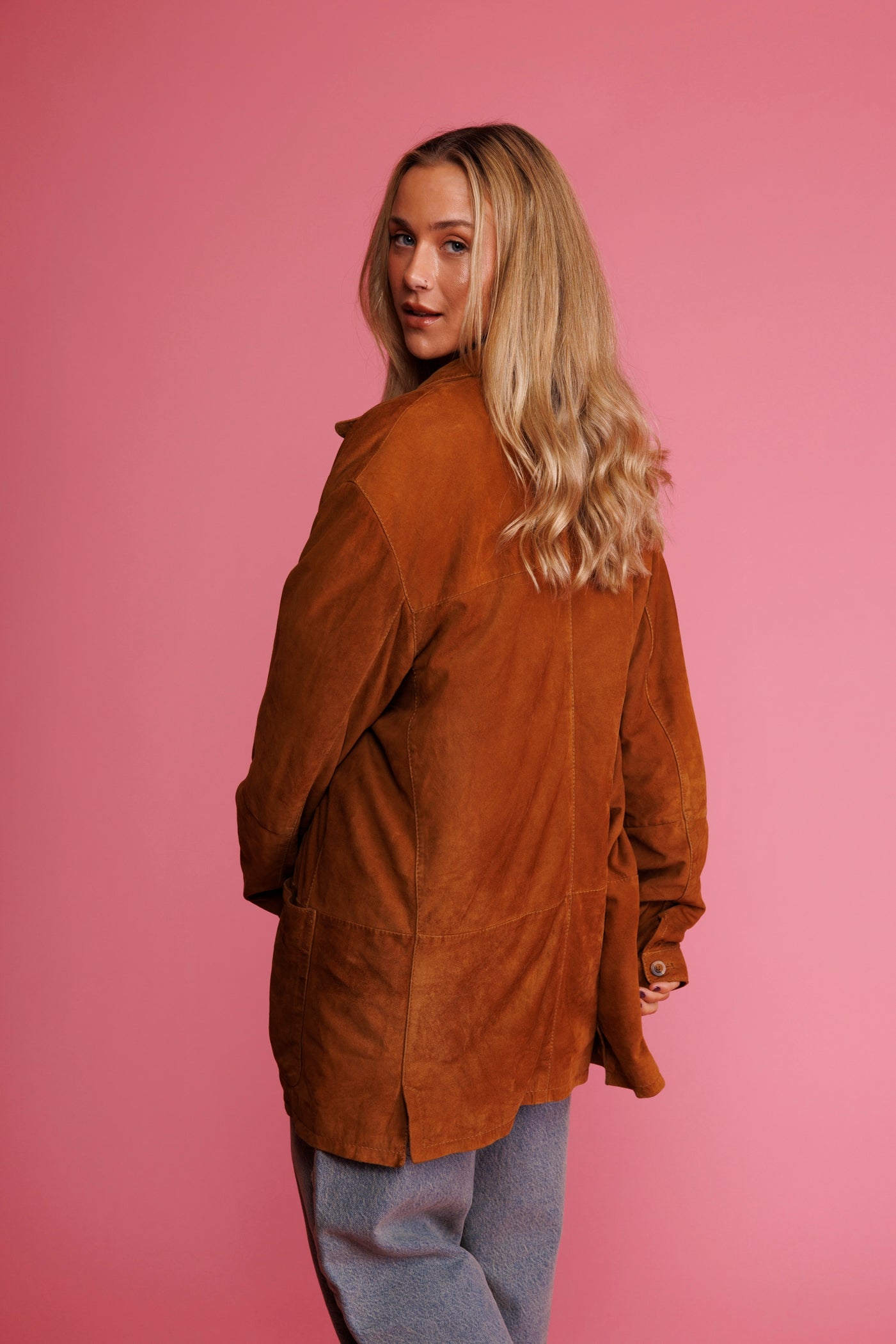 70's Suede Shacket L/XL