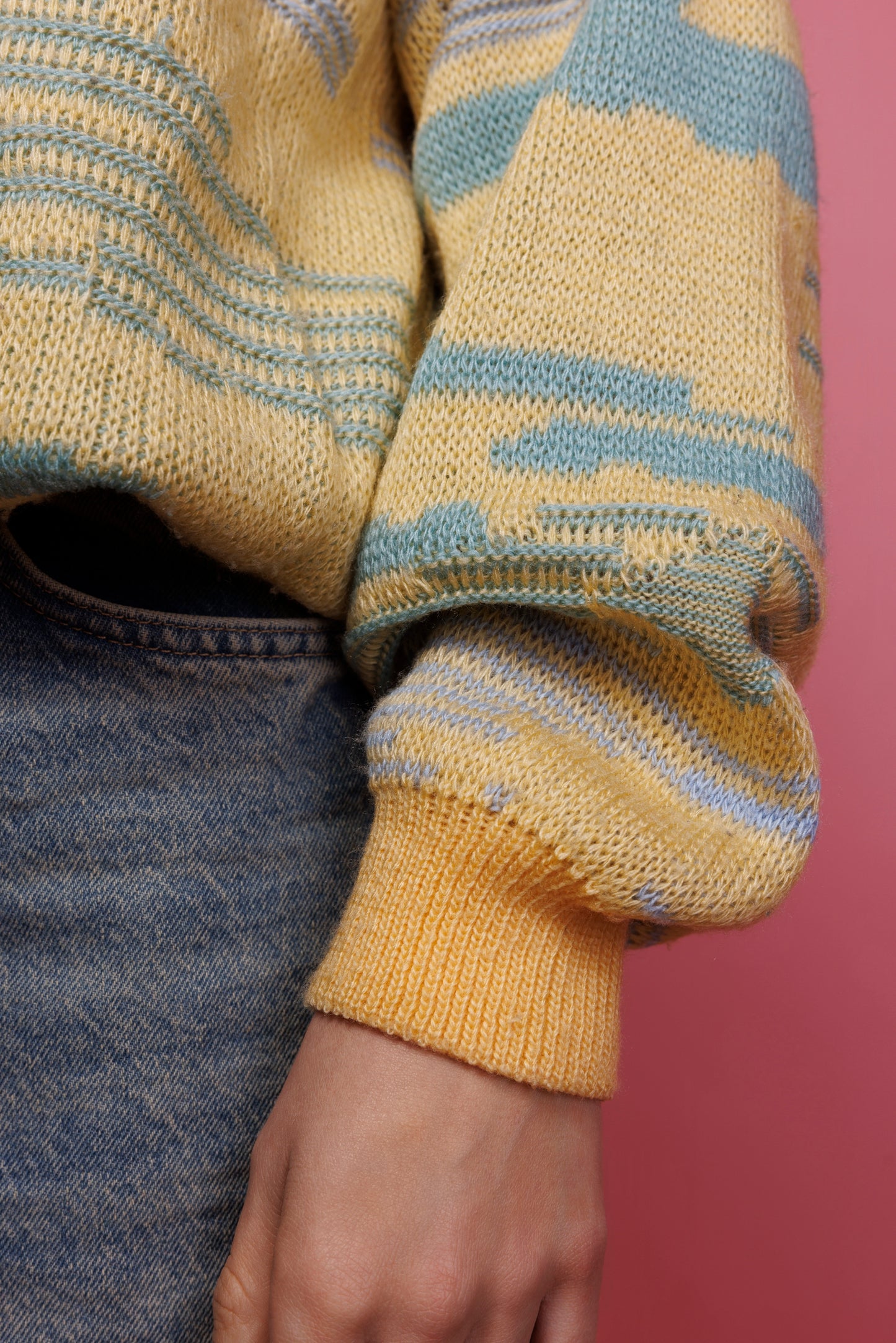 80's Pastel Knit Jumper M/L