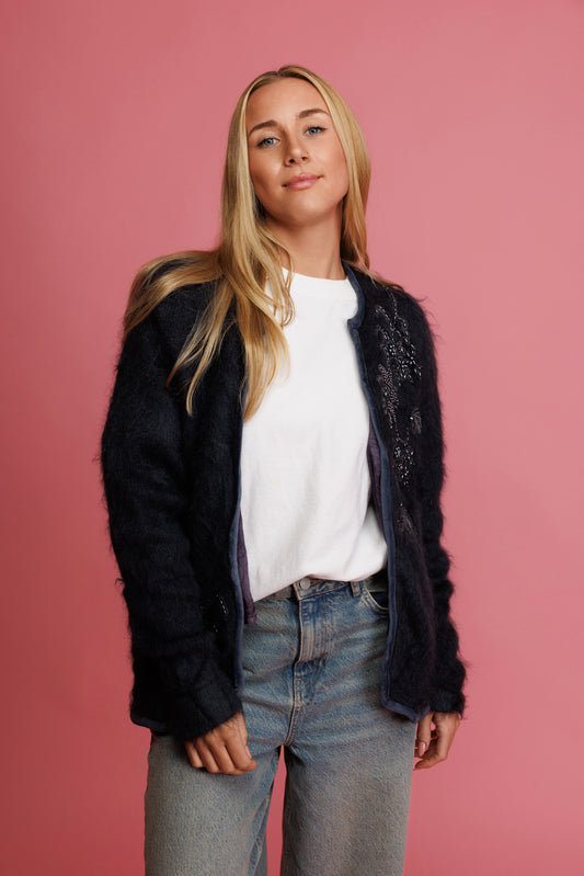 70's Mohair Cardigan S/M