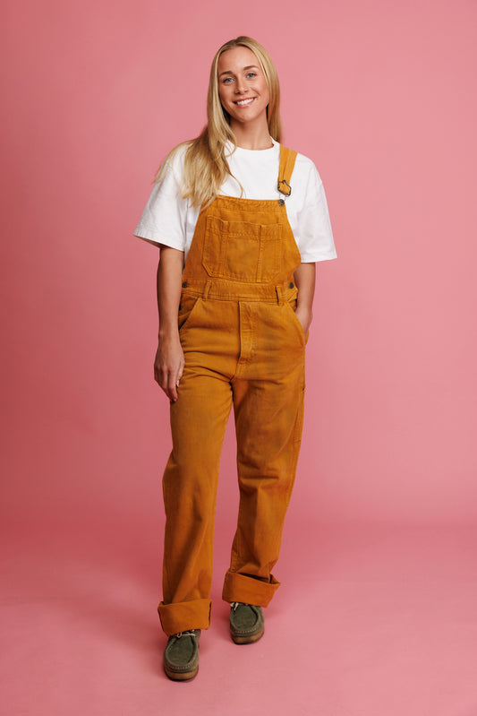 90's Rusty Coloured Dungarees S/M