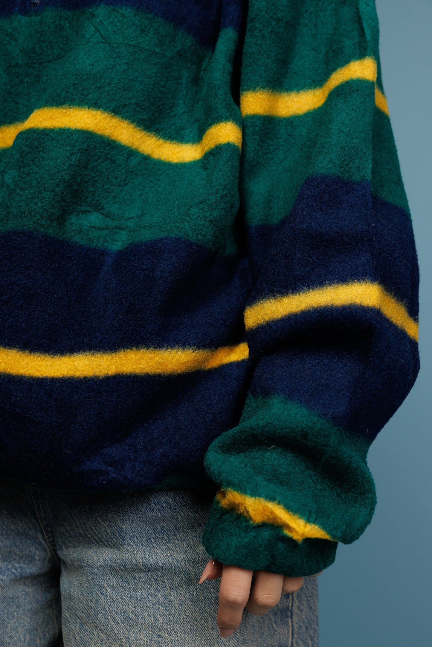 90's Rugby Style Supersoft Fleece XL