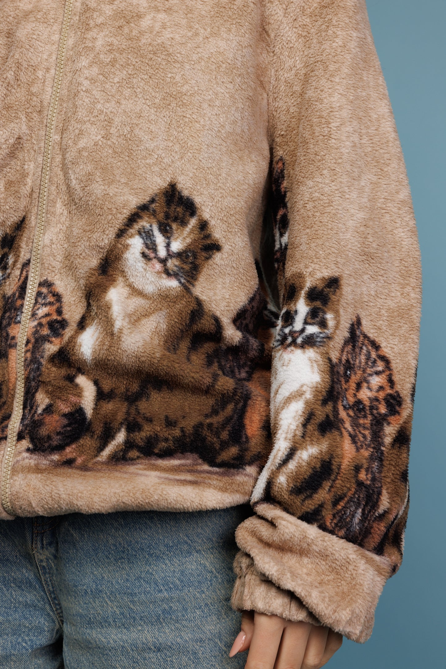 90's Cat Fleece M