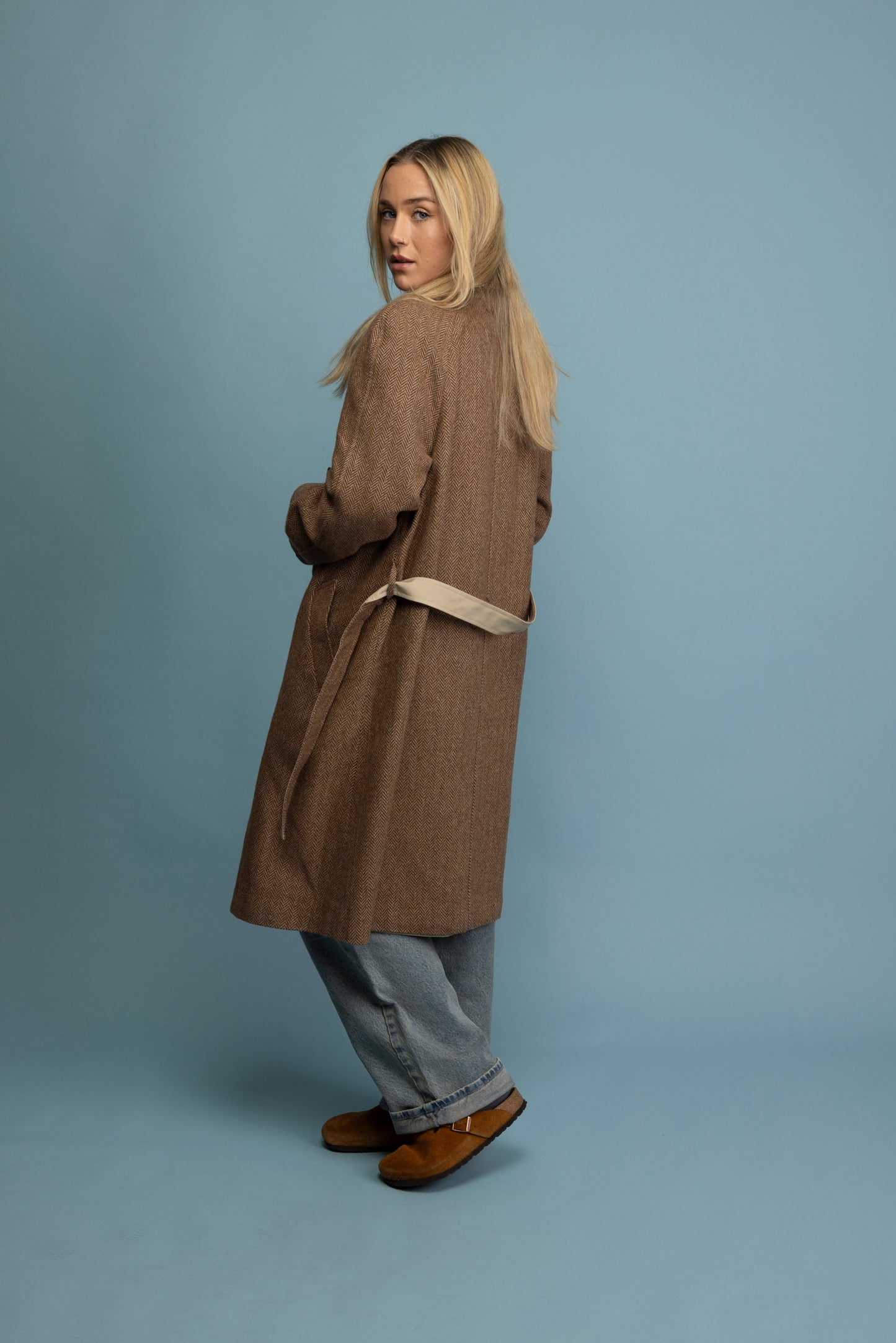 1980's Reversible Wool Coat & Trench M