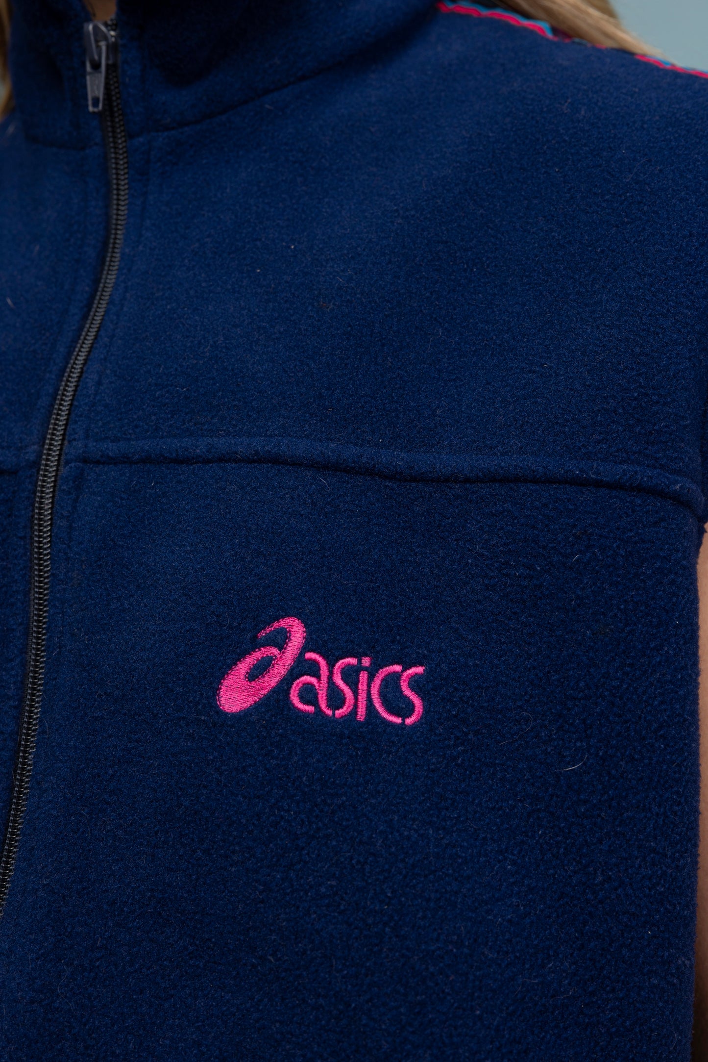 1980's Aasics Fleece Gilet M/L