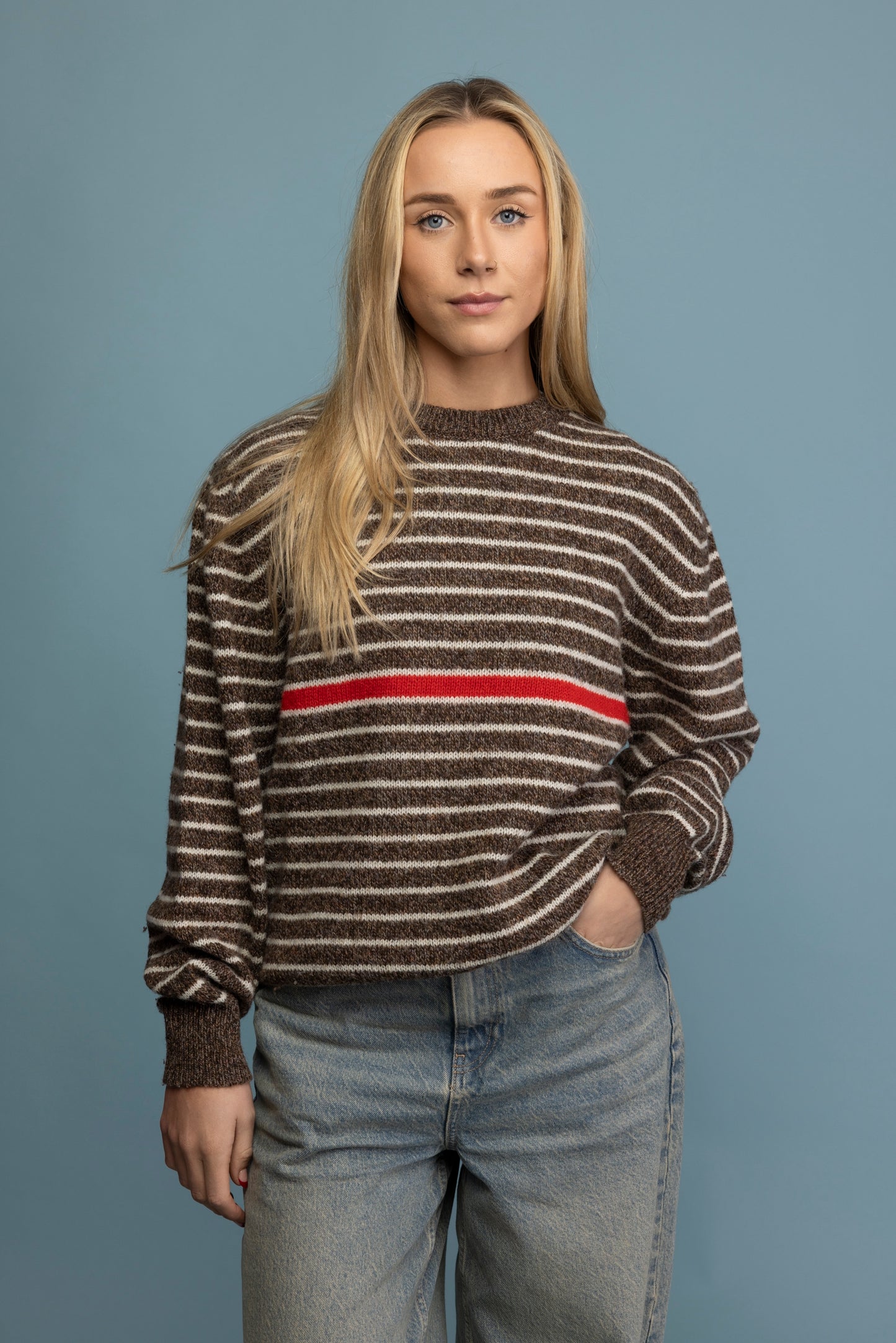 1970's Striped Wool Jumper M/L