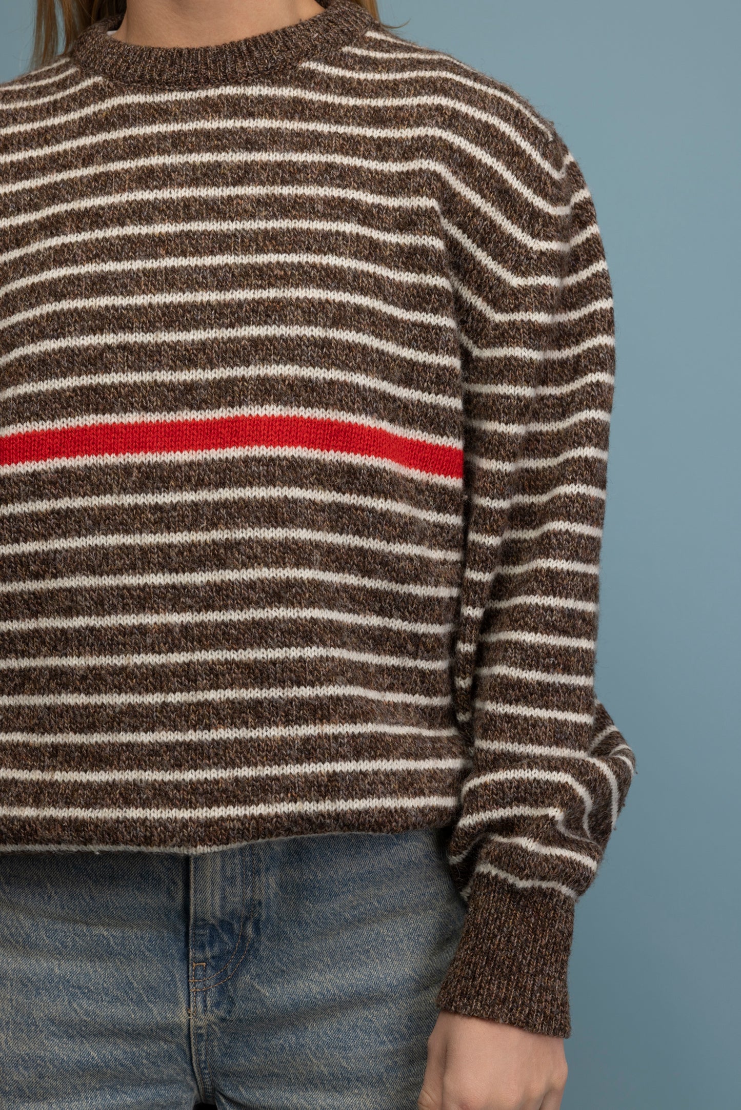 1970's Striped Wool Jumper M/L