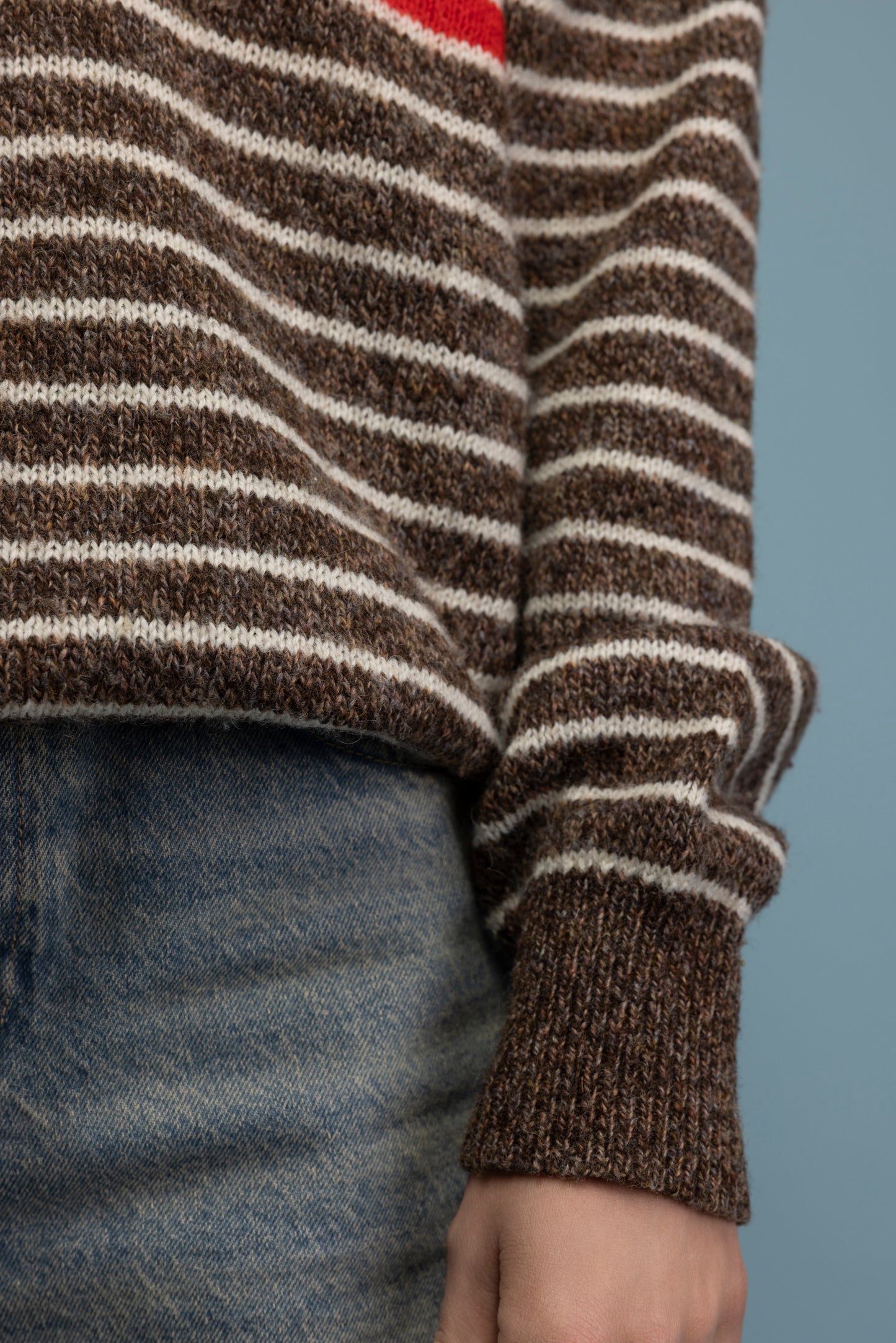 1970's Striped Wool Jumper M/L