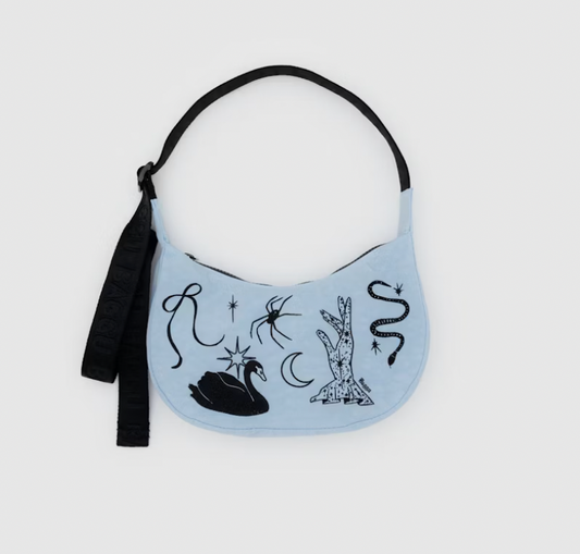 Baggu Small Nylon Cresent Bag Ballet Icons