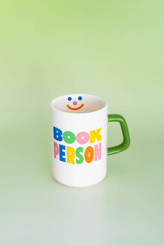 Bando  Ceramic Mug, Book Person