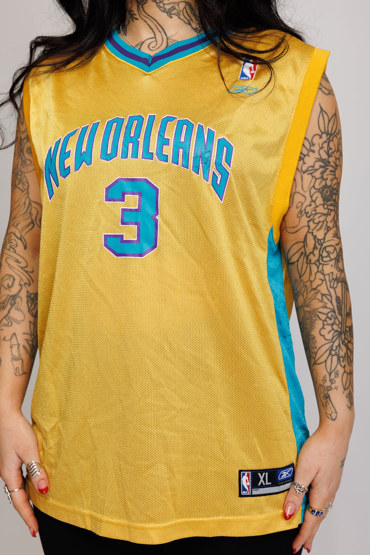 New orleans best sale hornets yellow jersey