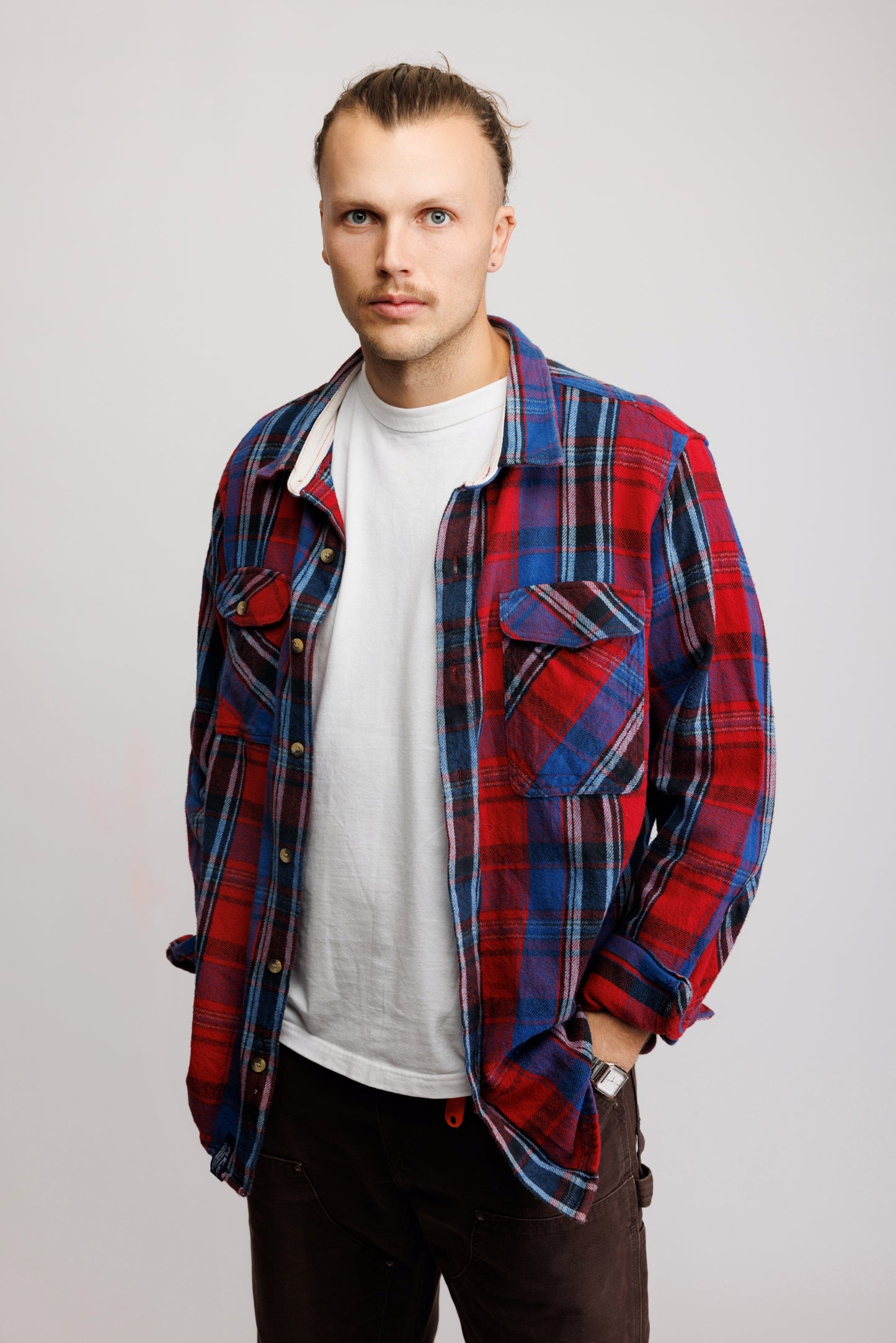 90's Red Flannel L