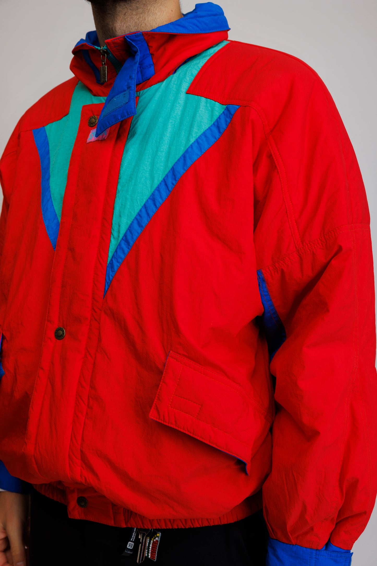 80's Block Colour Ski Hiking Jacket L/XL