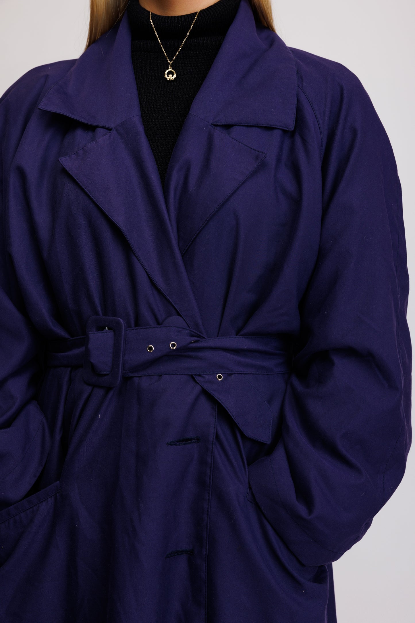 80's Purple Mac Jacket M