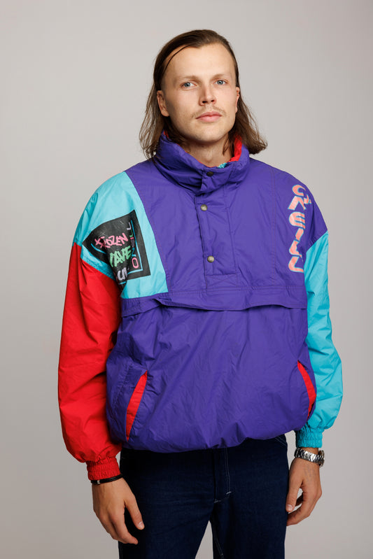 80's O'Neill Colour Block Ski Puffa XXL