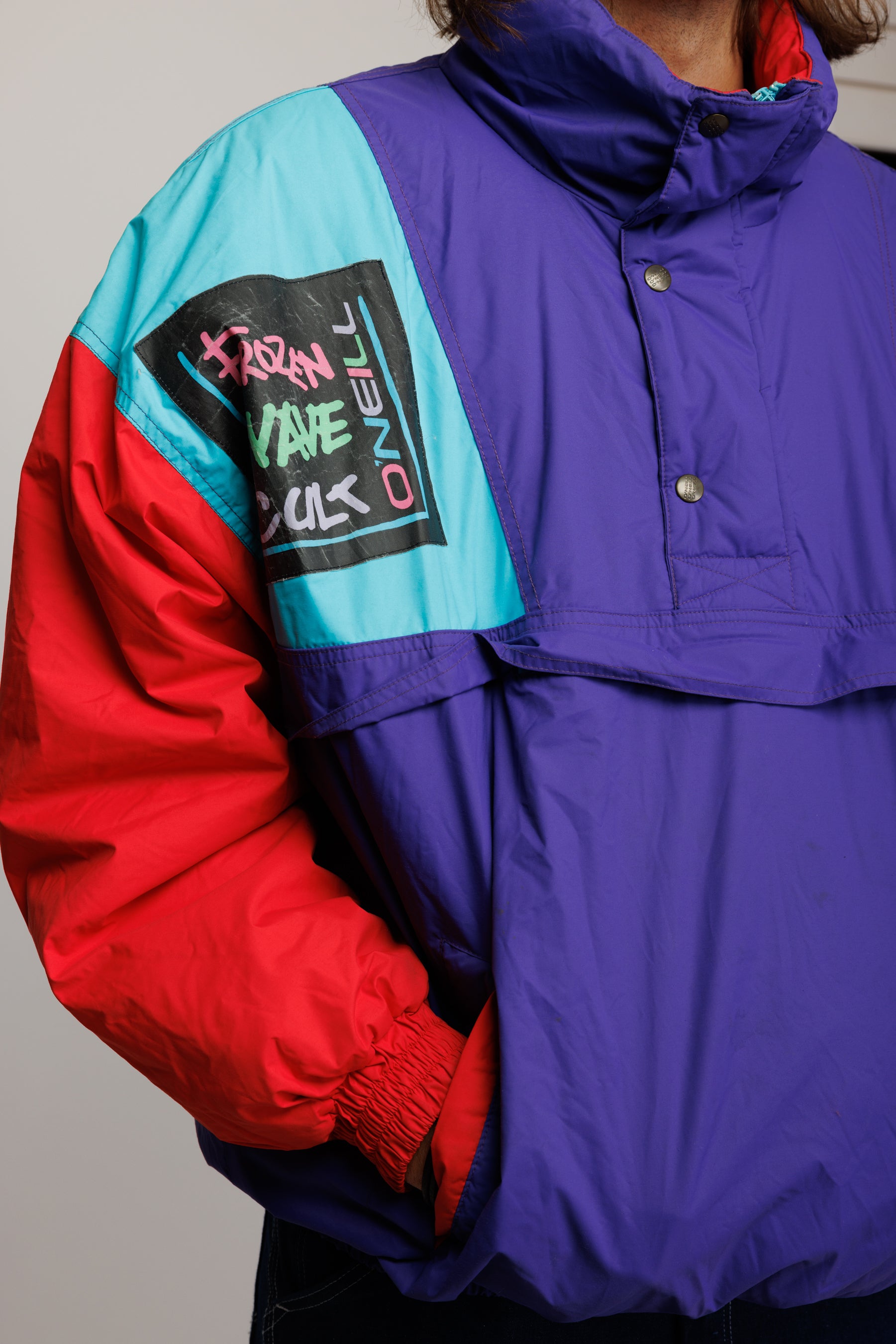 Huski - Vintage HUSKI Neon Pink Purple Black Retro 80s 90s Snowboard Ski  Jacket on Designer Wardrobe